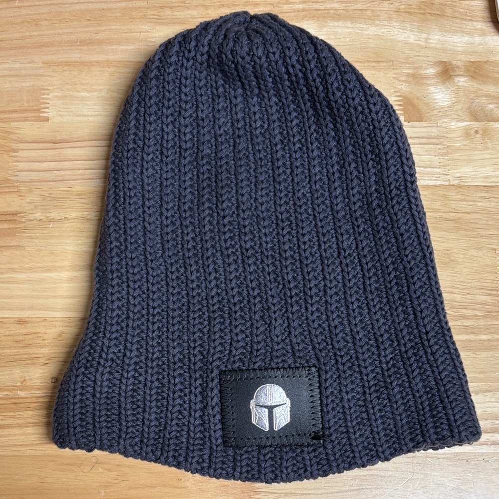 Love Your Melon x Star Wars Charcoal Mandalorian Beanie with Patch